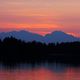 Sonnenuntergang im Alpenvorland