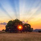 Sonnenuntergang im Altmühltal