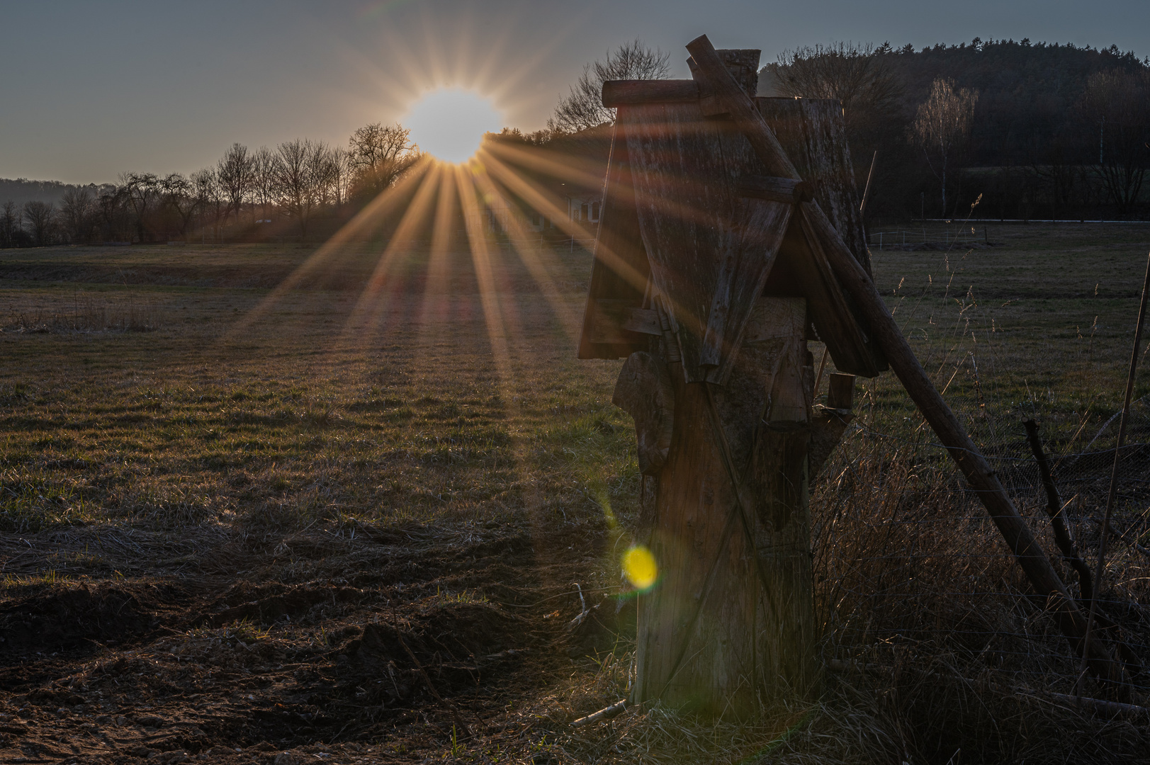 Sonnenuntergang im Altmühltal