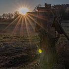 Sonnenuntergang im Altmühltal