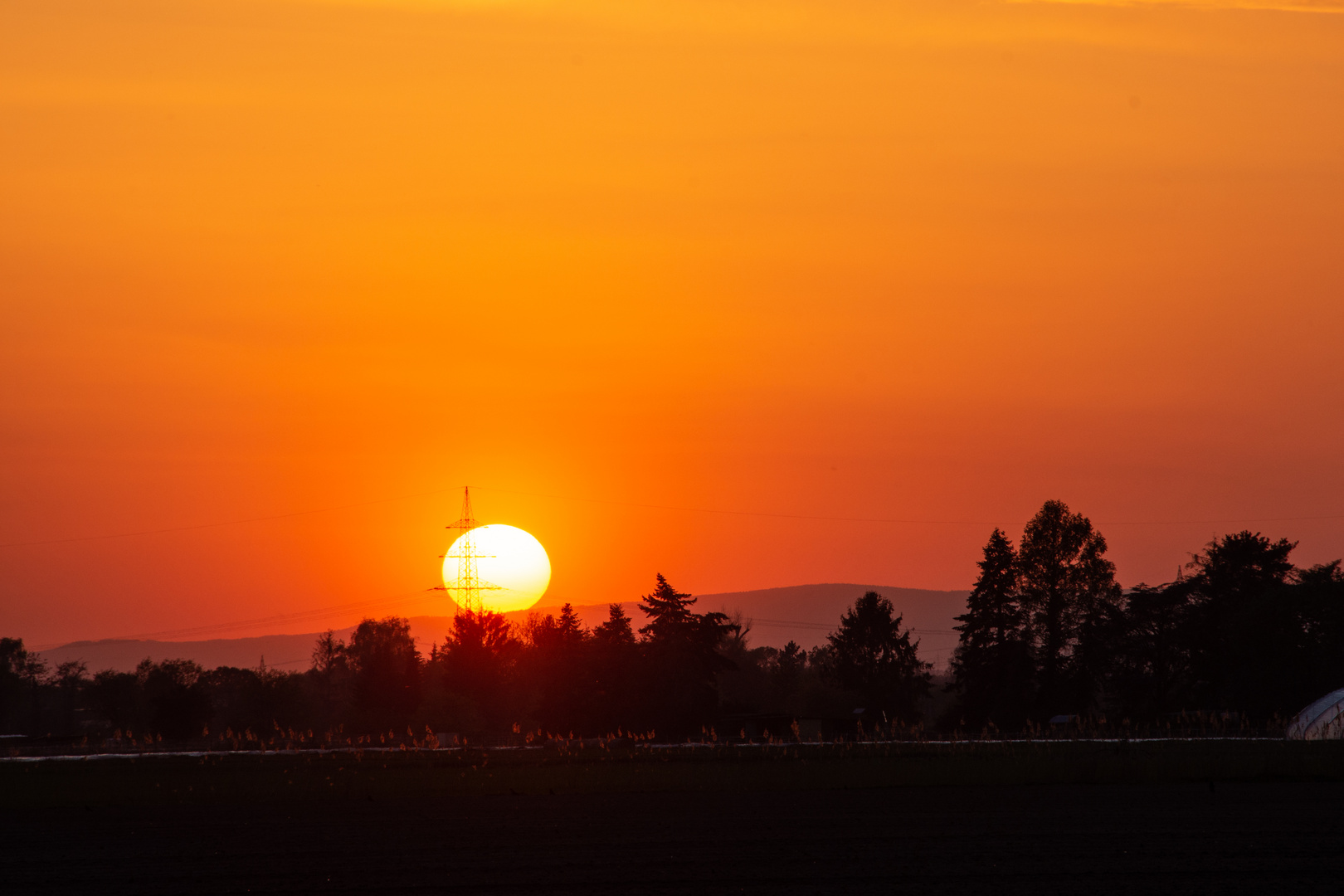 Sonnenuntergang im April