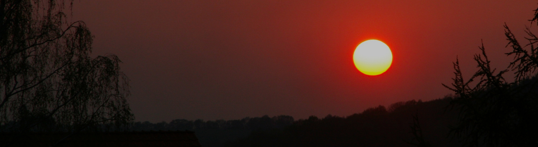 Sonnenuntergang im April 2011