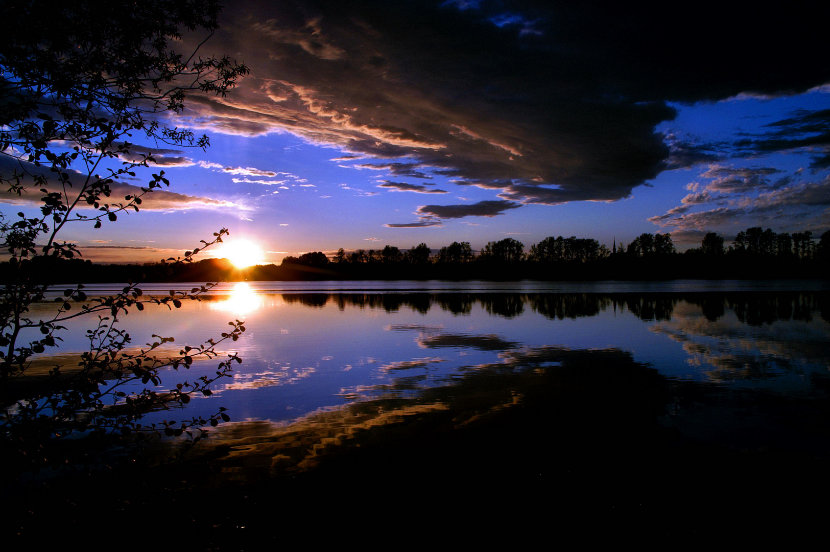 Sonnenuntergang im April 2012