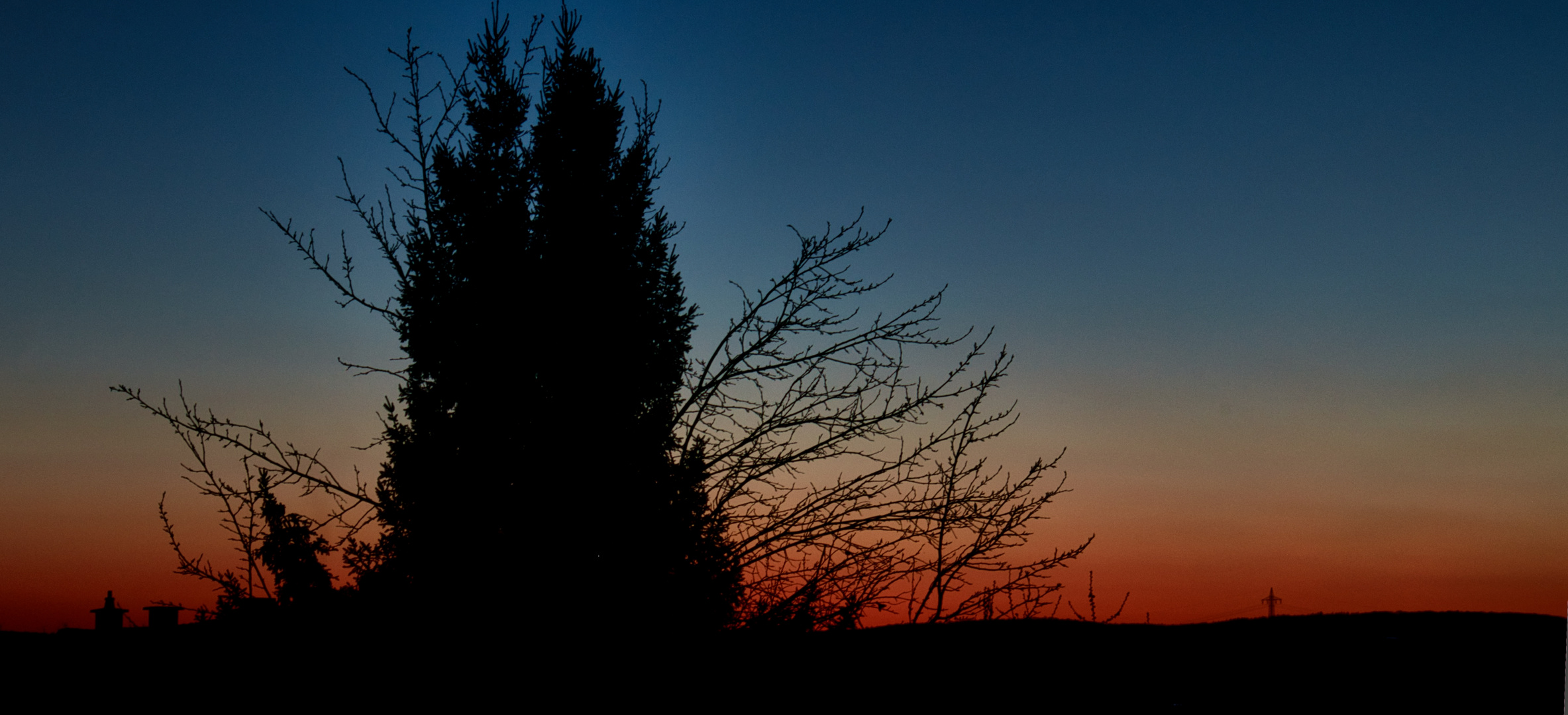 Sonnenuntergang im April