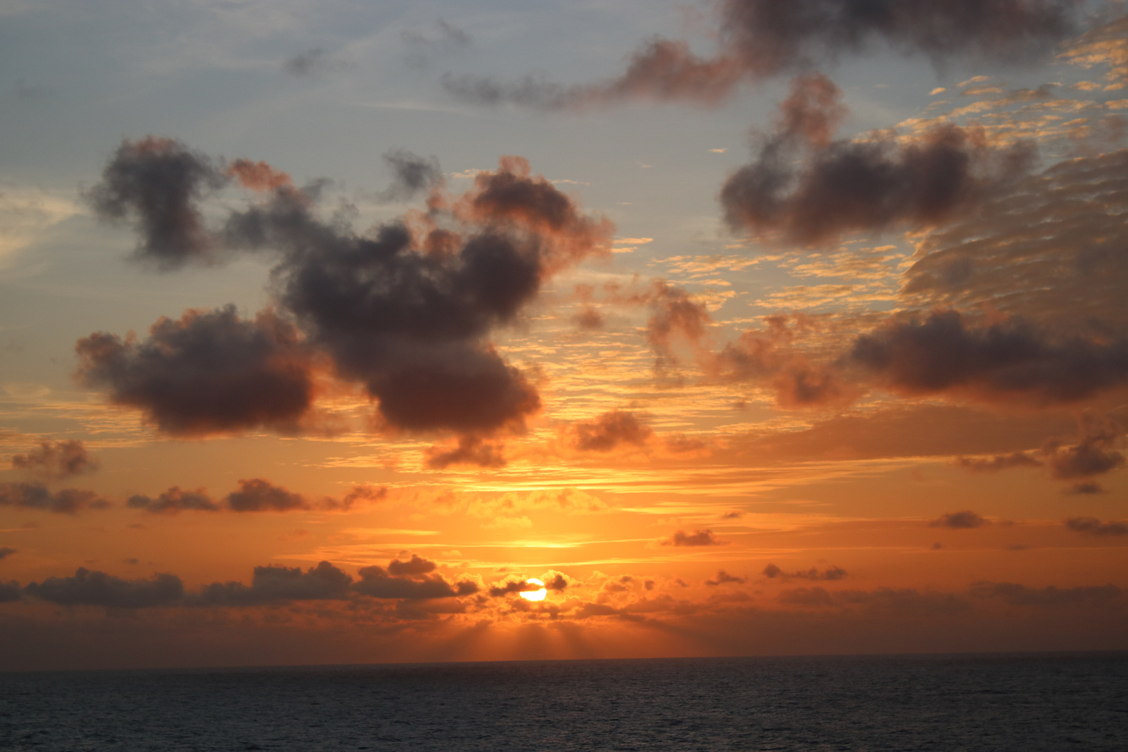 Sonnenuntergang im Atlantik