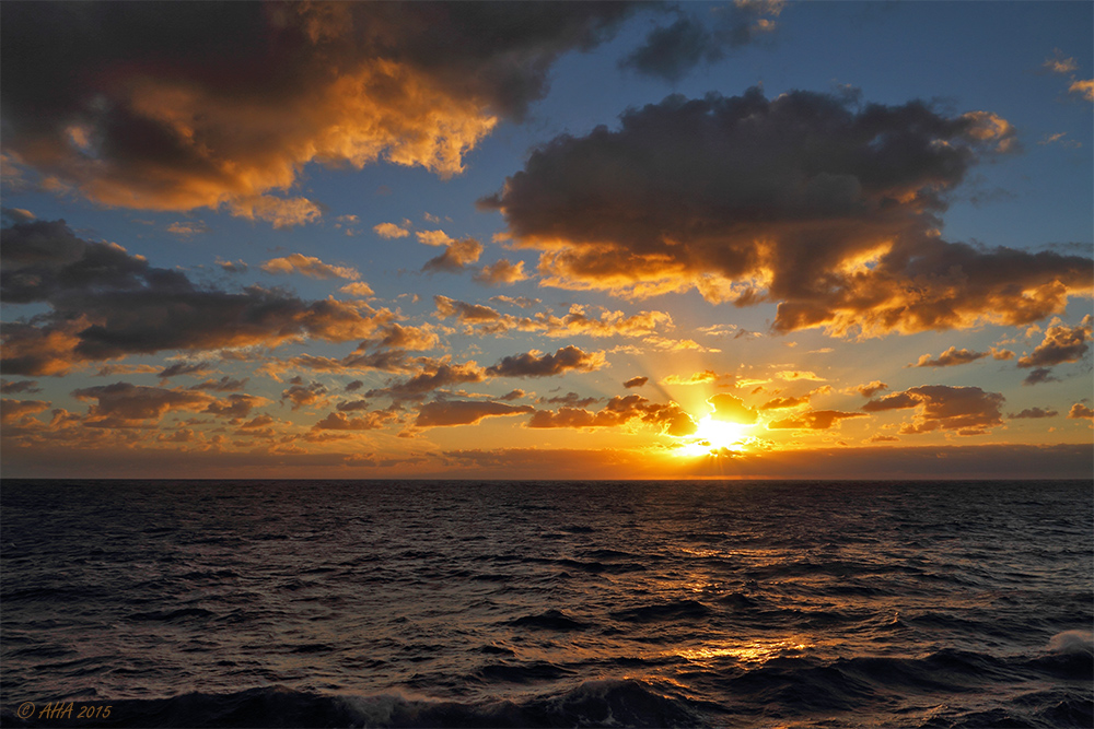 Sonnenuntergang im Atlantik