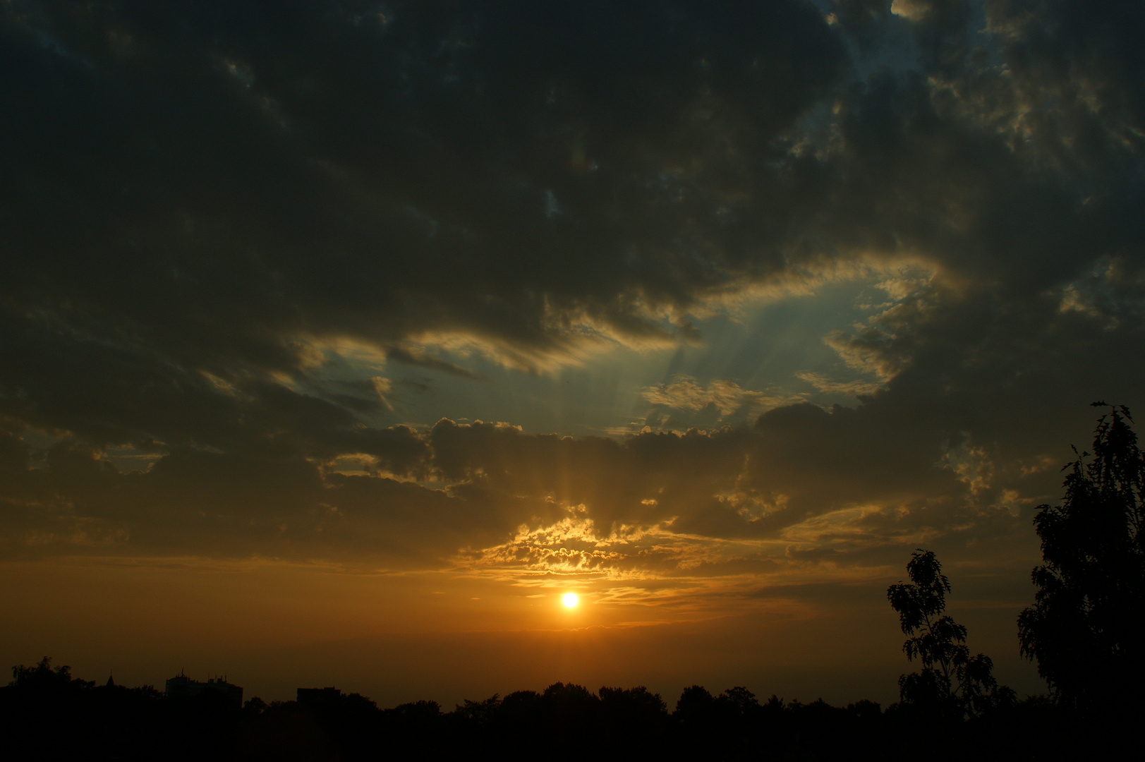 Sonnenuntergang im August 2011