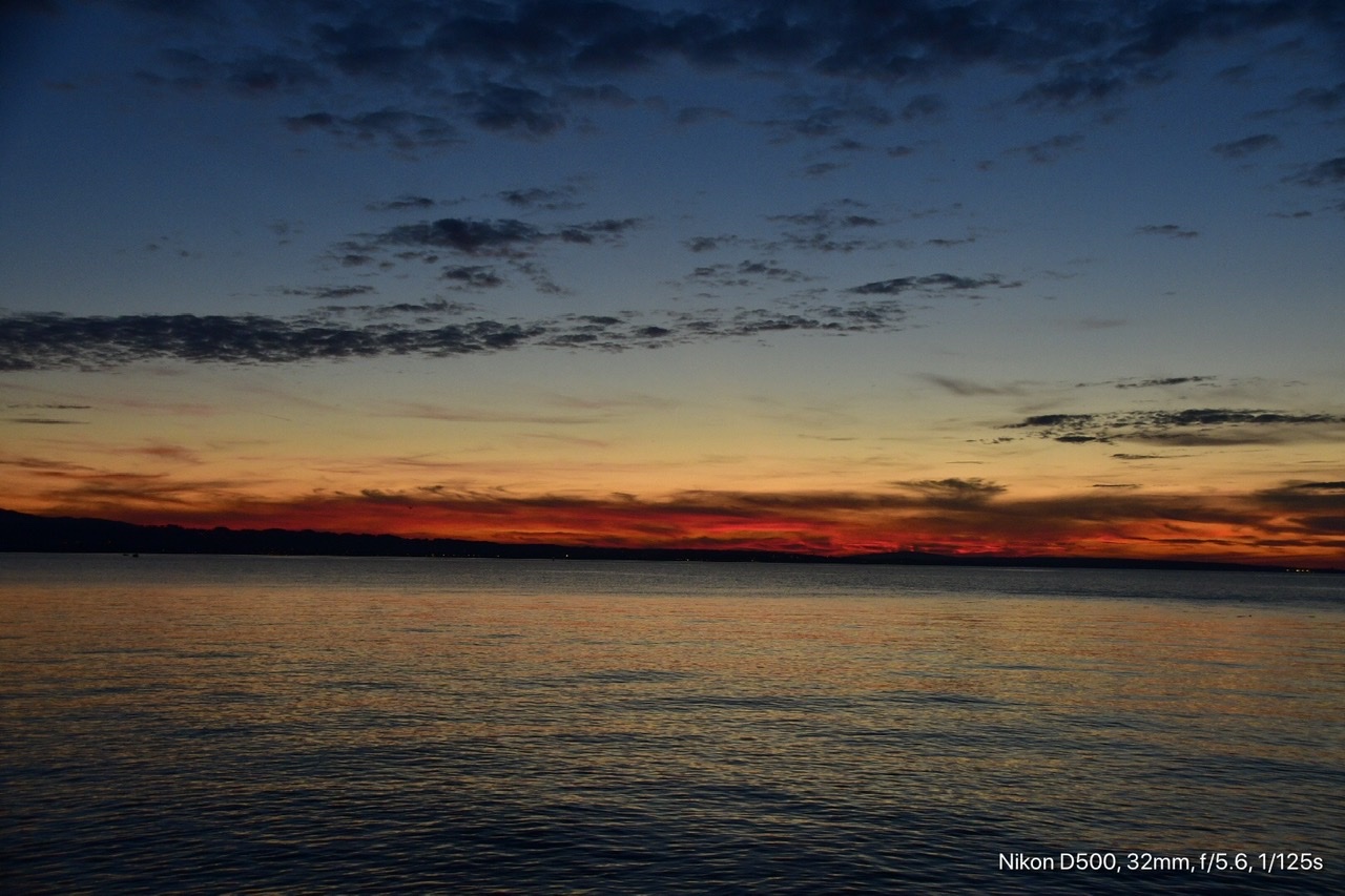 Sonnenuntergang im August 2020