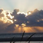 Sonnenuntergang im August 2o14 auf Langeoog