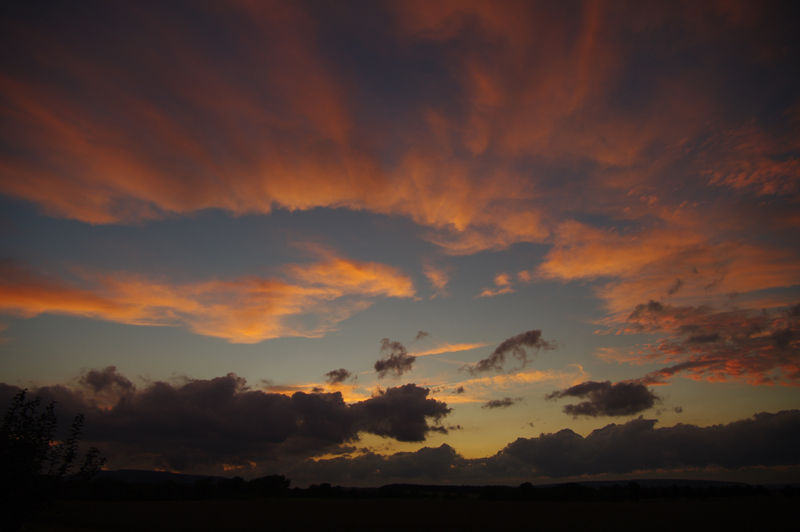 Sonnenuntergang im August