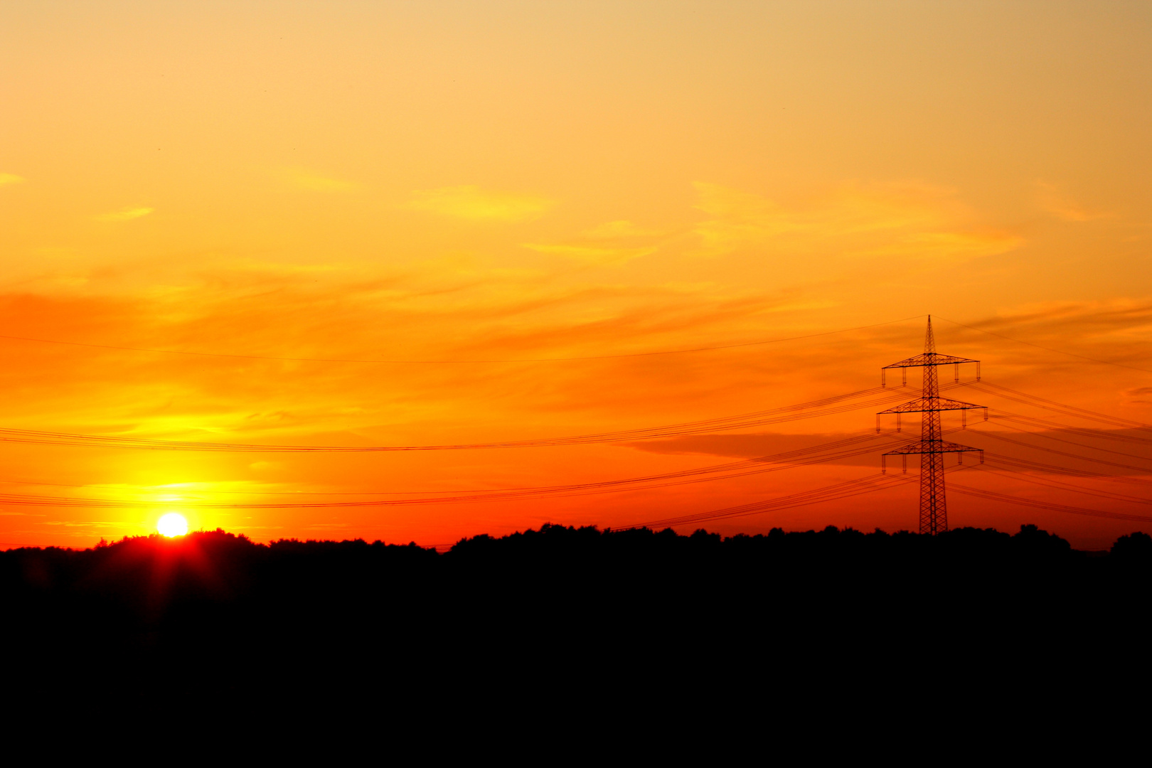 Sonnenuntergang im August