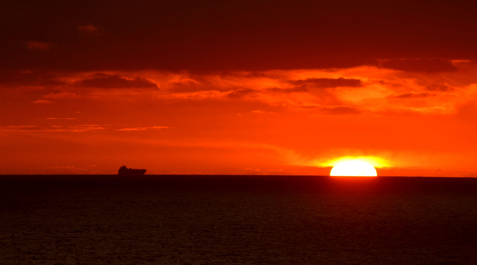 Sonnenuntergang im Baskenland