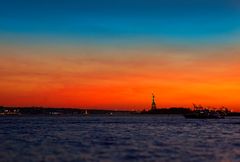 Sonnenuntergang im Battery Park