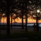 Sonnenuntergang im Battery Park