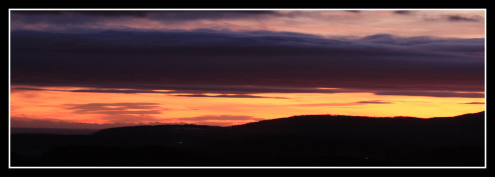 Sonnenuntergang im Bayerischen Wald Teil 2