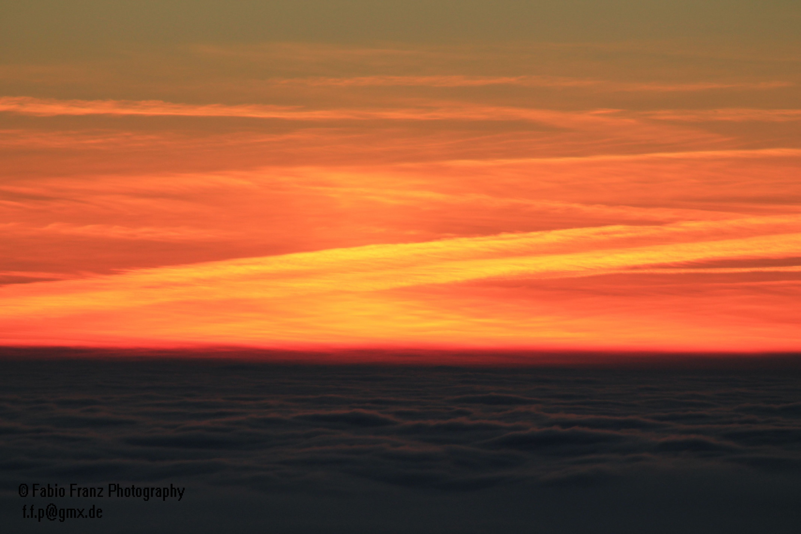 Sonnenuntergang im Bayerwald