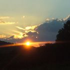 Sonnenuntergang im Bayrischen Wald