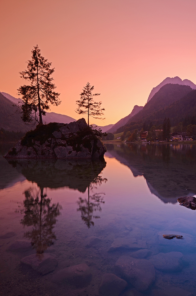 Sonnenuntergang im Berchtesgadener Land