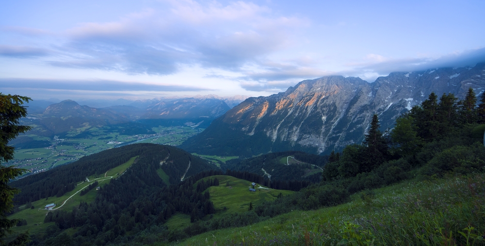 Sonnenuntergang im Berchtesgadener Land