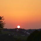 Sonnenuntergang im Bergischen