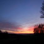 Sonnenuntergang im Bergischen Land