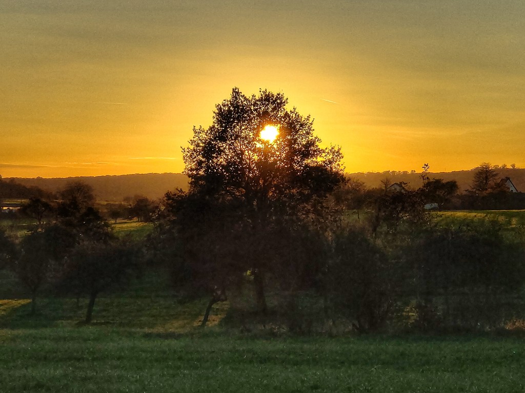 Sonnenuntergang im Bliesgau