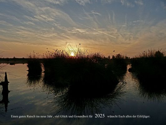 SONNENUNTERGANG IM BRACKVENN