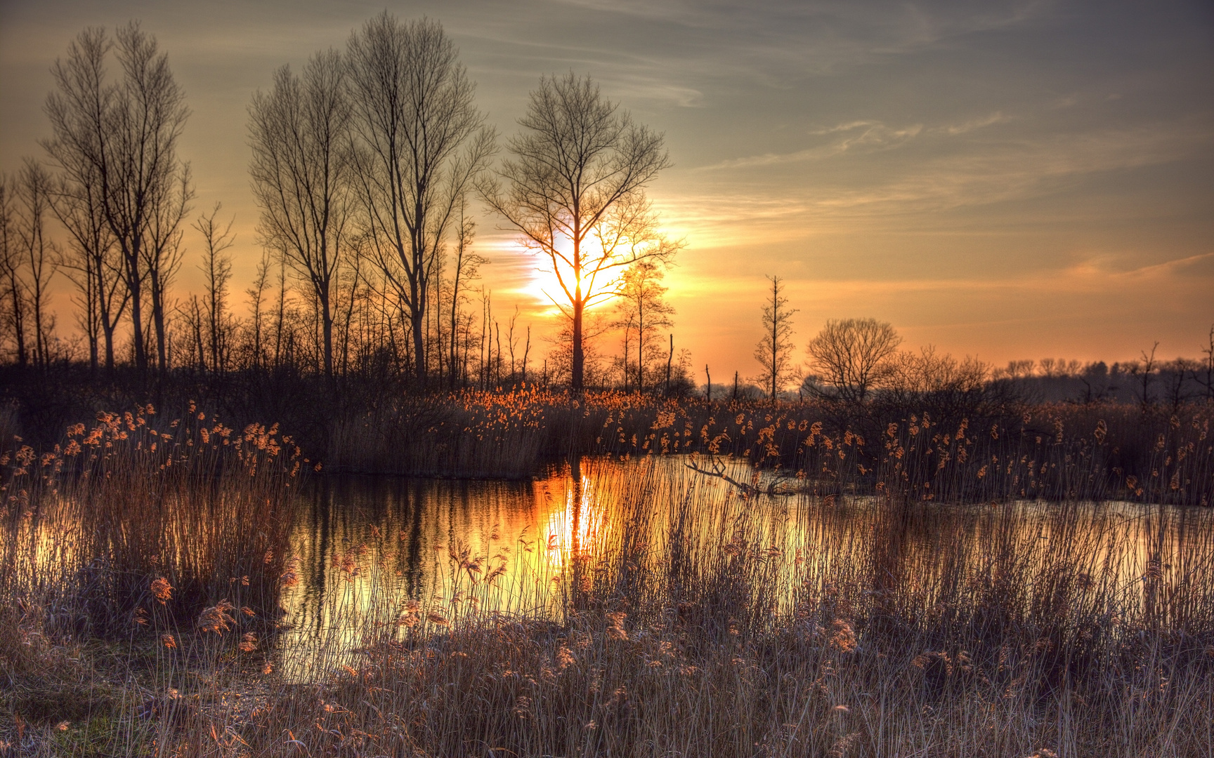 Sonnenuntergang im "Brenner Moor"