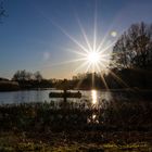 Sonnenuntergang im Britzer Garten