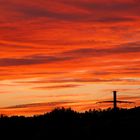 Sonnenuntergang im Büro