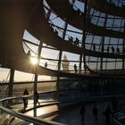 Sonnenuntergang im Bundestag