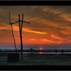 Sonnenuntergang im Burgenland