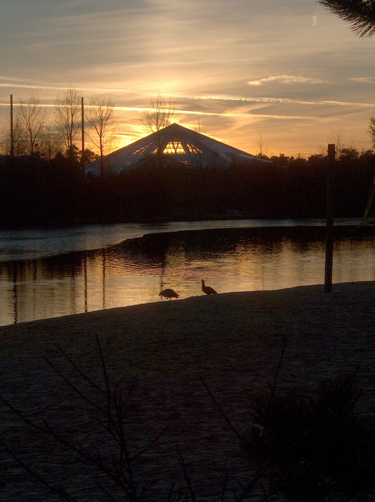 Sonnenuntergang im Centerparc