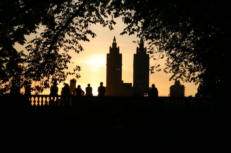 Sonnenuntergang im centralpark