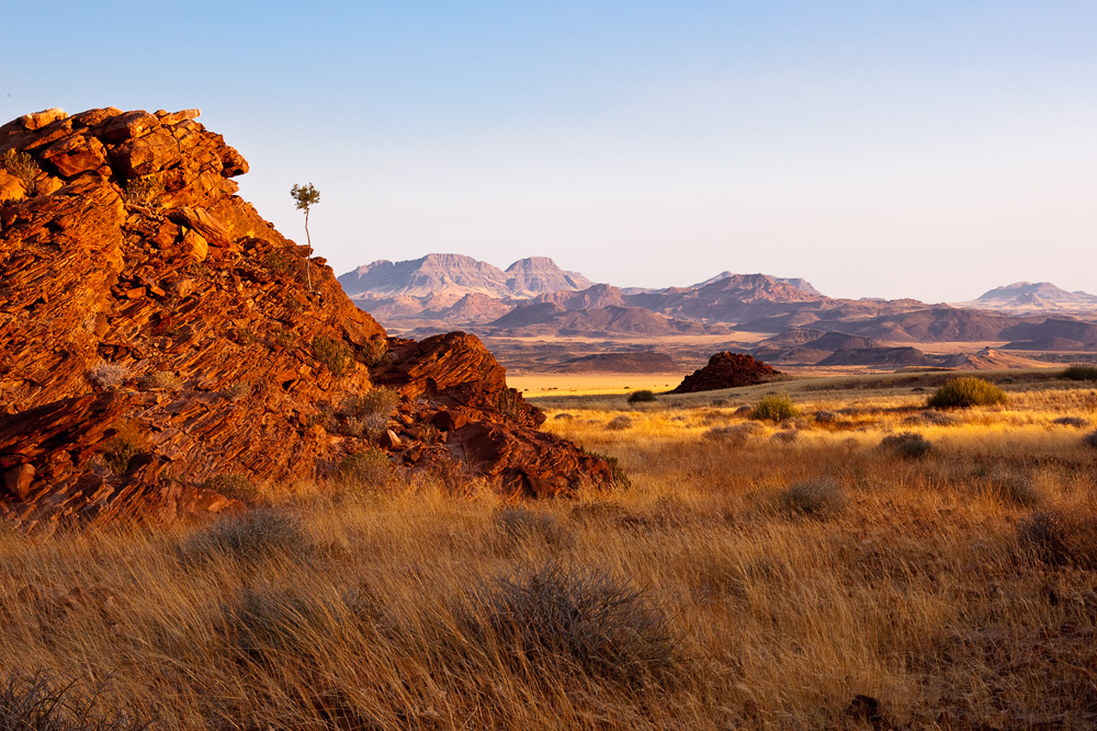 Sonnenuntergang im Damaraland