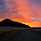 Sonnenuntergang im Desert Camp