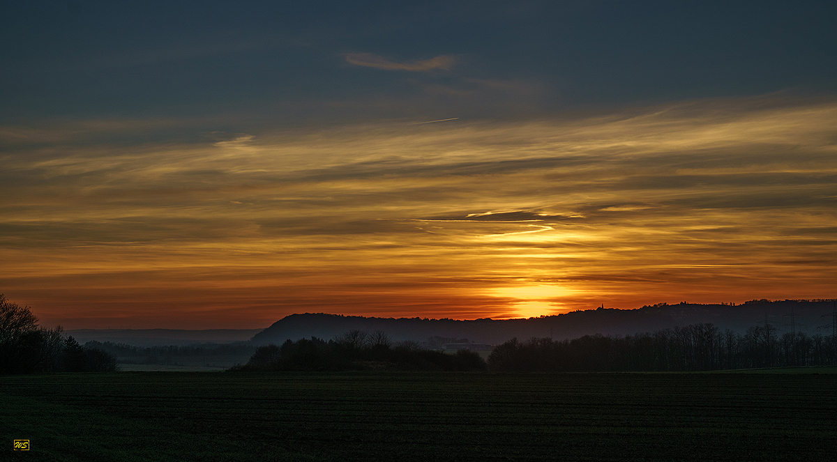 Sonnenuntergang im Dezember