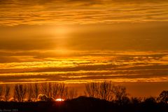 Sonnenuntergang im Dezember