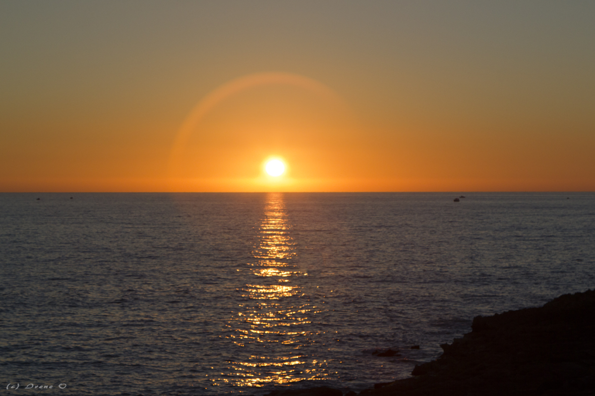 Sonnenuntergang im Dezember