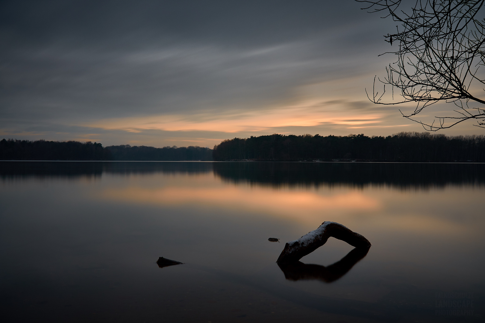 Sonnenuntergang im Dezember