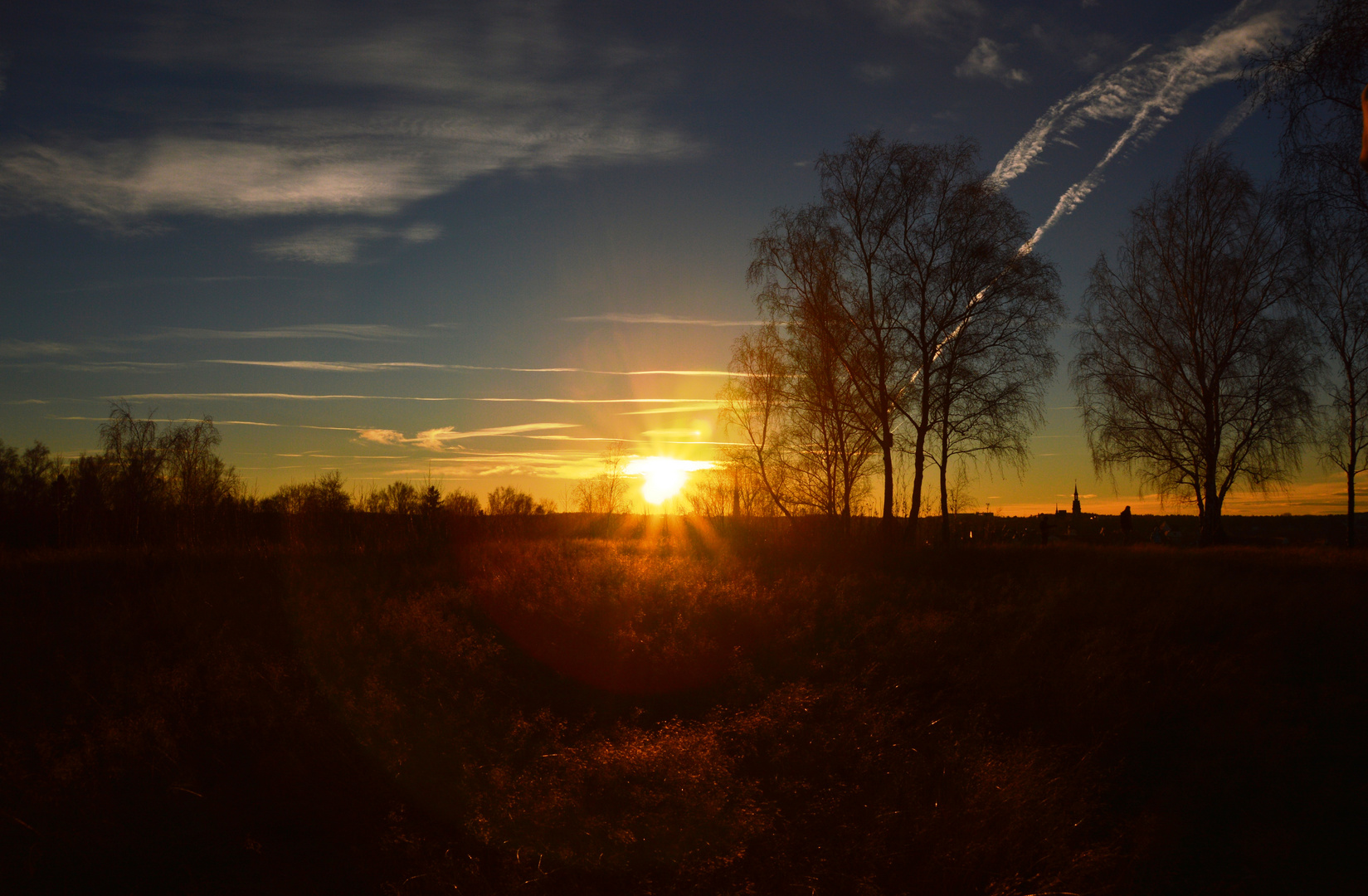 Sonnenuntergang im Dezember / Sunset in December