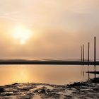 Sonnenuntergang im diesigen St. Peter Ording