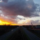 Sonnenuntergang im Dortmunder Hafen