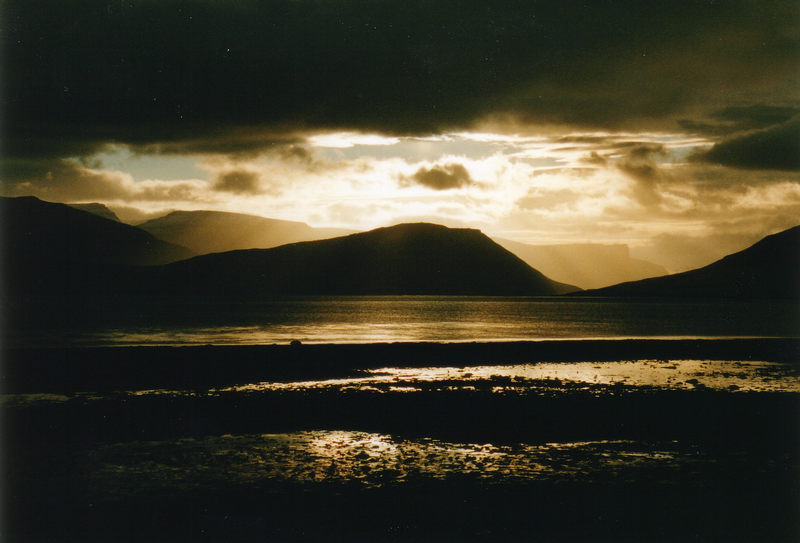 Sonnenuntergang im Dyrafjördur -Island-