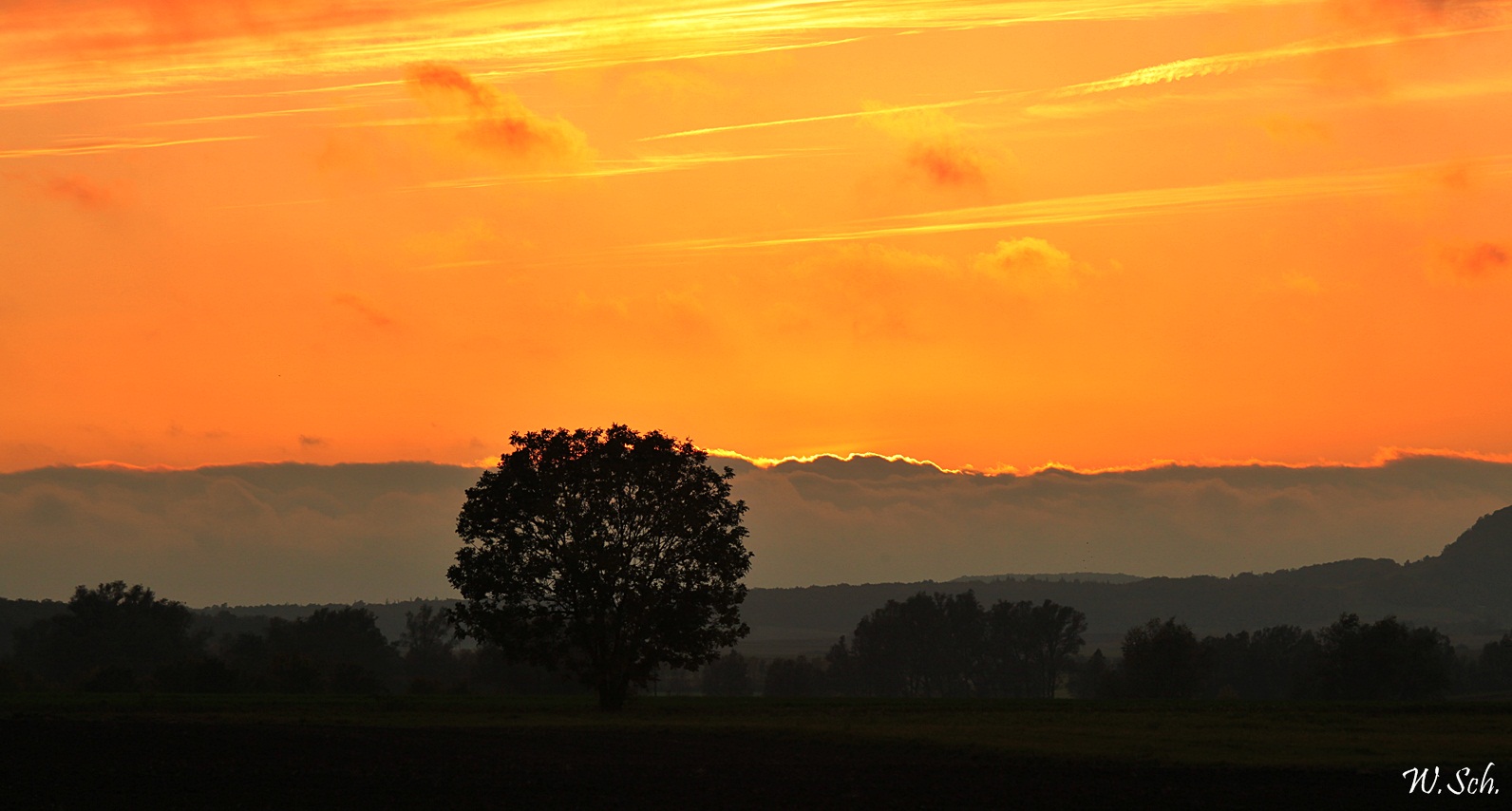 Sonnenuntergang im Ehegrund