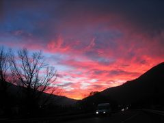 Sonnenuntergang im Eisacktal