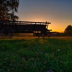 Sonnenuntergang im Elbsandsteingebirge