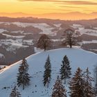 Sonnenuntergang im Emmental