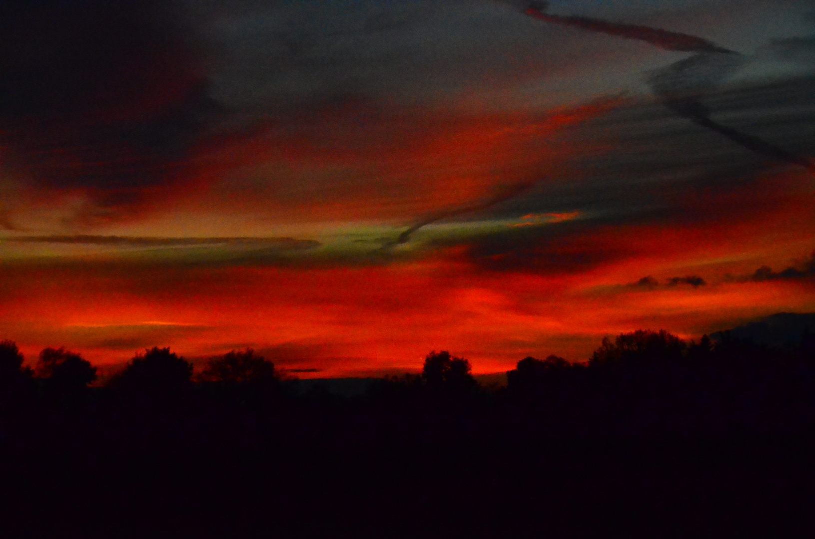 Sonnenuntergang im Emsland