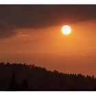 Sonnenuntergang im Erzgebirge